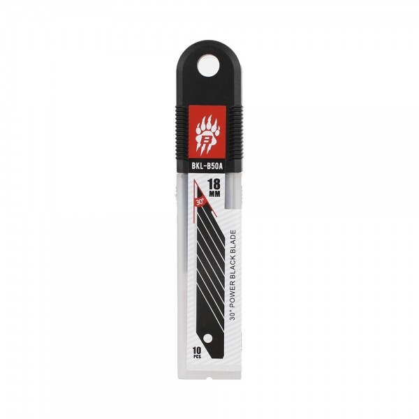 블랙베어 대형 커터칼날 30도 18mm 10개입 BKL-B50A