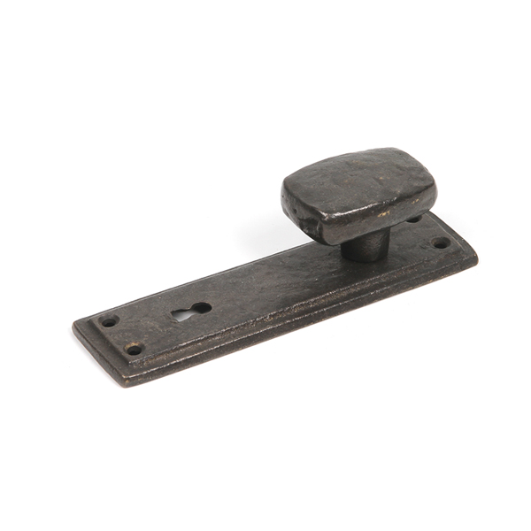 [특가] 황동 중문손잡이 사각노브 엔틱브라운