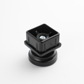 사각 파이프용 속캡 높이 조절발 40x40mm (100조/박스)