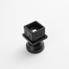 사각 파이프용 속캡 높이 조절발 30x30mm (200조/박스)