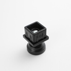 사각 파이프용 속캡 높이 조절발 30x30mm (200조/박스)