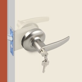 두꺼운 방화문손잡이 9900L 53~66mm용